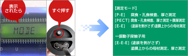 設定モード変更