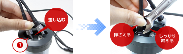 トランスデューサーの正しい取付け方